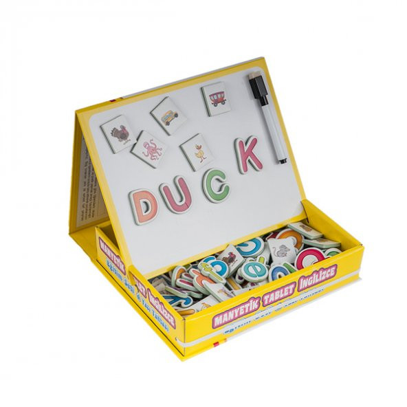 8418 DıyToy MANYETİK TABLET İNGİLİZCE SETİ - 2