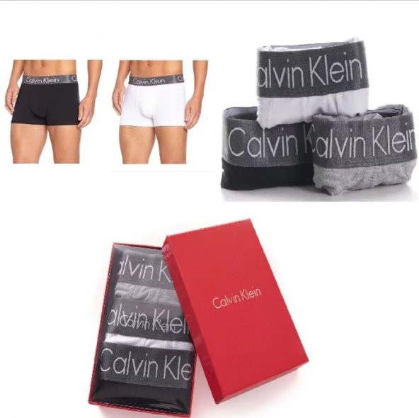 Calvin Klein Kırmızı Kutu Boxer 3 Lü Set - 2