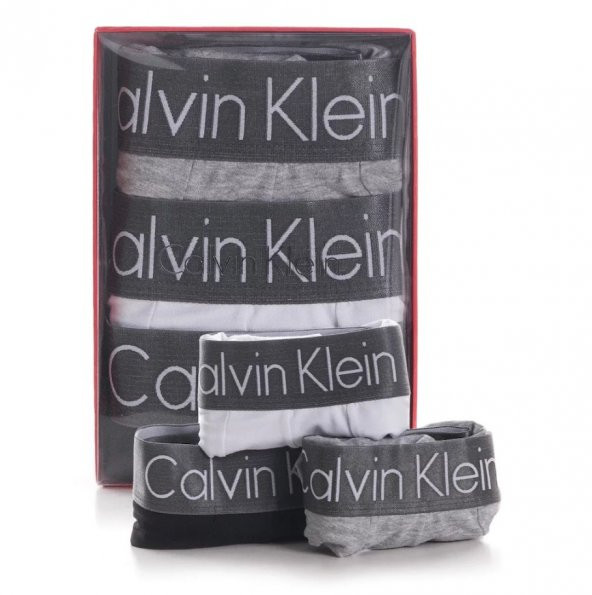 Calvin Klein Kırmızı Kutu Boxer 3 Lü Set - 3