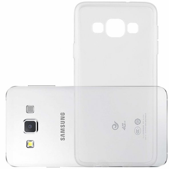 Samsung Galaxy A5-2015 Kılıf Kapak Şeffaf Silikon Kılıf