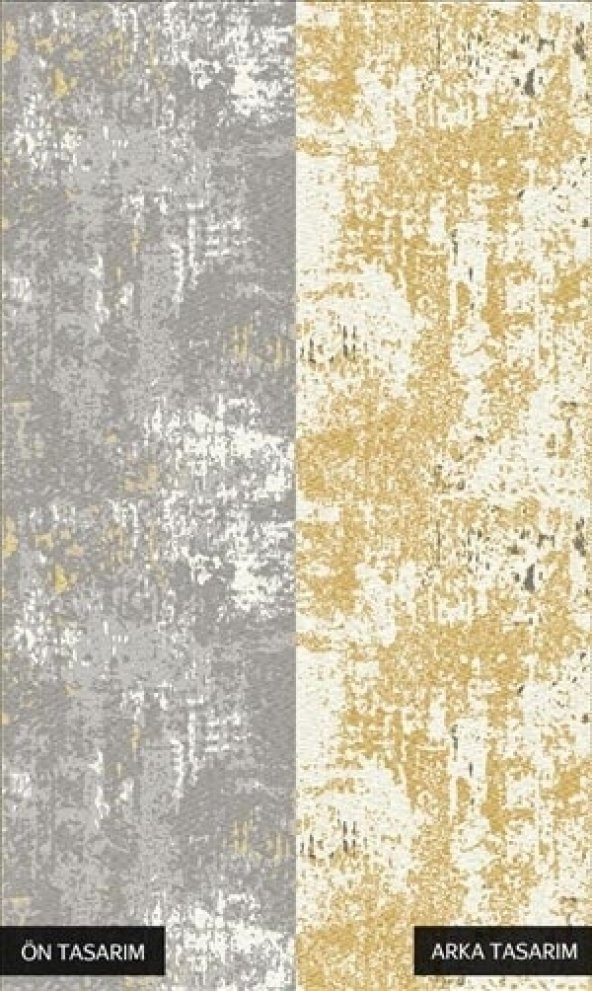 Sarı Gri Modern İnce Yazlık Kilim - HS93500P - 2