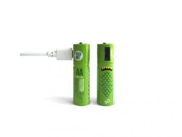 Smartoools AA2 - Micro USB ile Şarj Edilebilir Pil