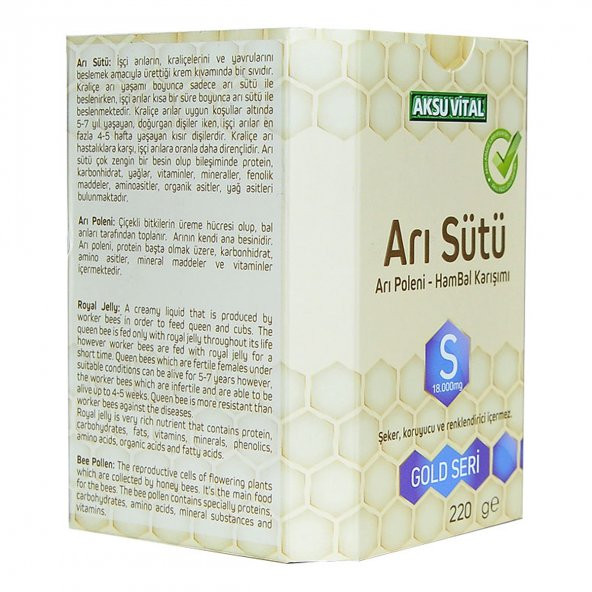 Aksuvital Arı Sütü Polen Bal Karışımı 18.000 MG - 5