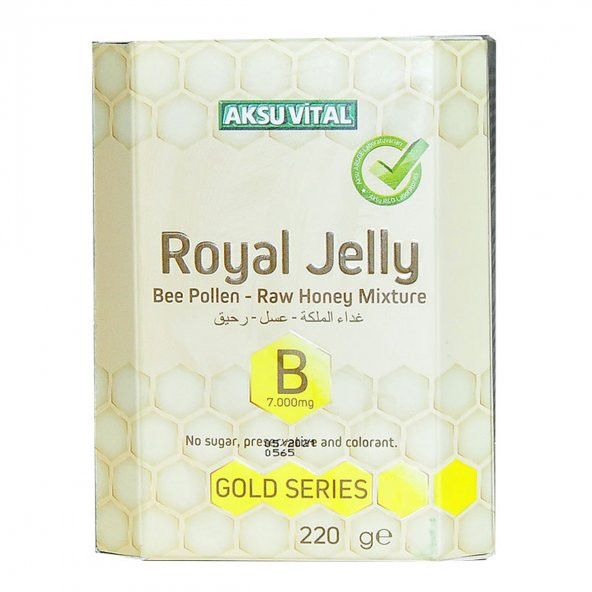 Arı Sütü Polen Bal Karışımı B 7.000 Mg Gold Seri 220 Gr - 3