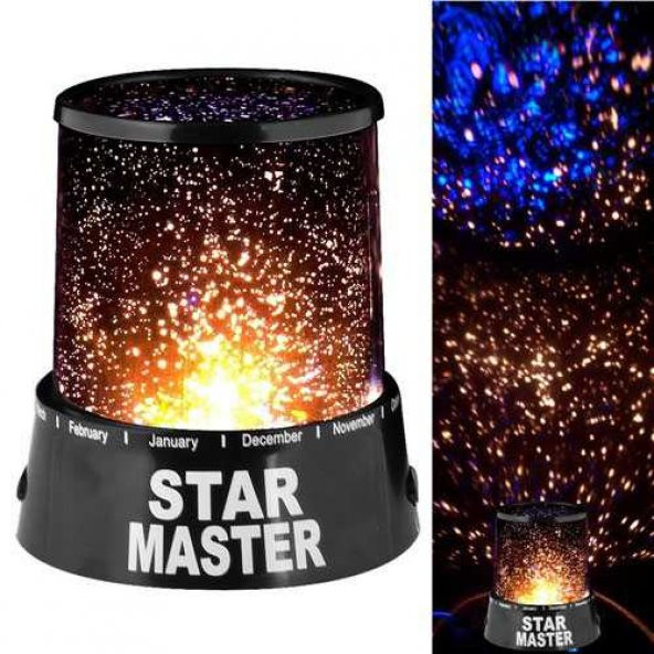 Yeni Nesil Star Master Projeksiyonlu Gece Lambası