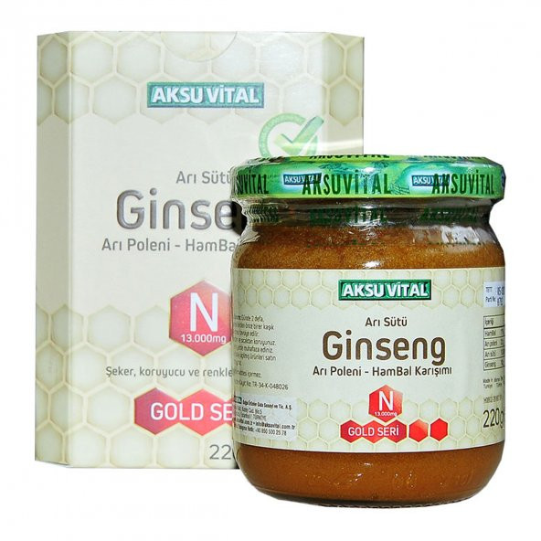 Arı Sütü Ginseng Polen Bal Karışımı 220 Gr - 2