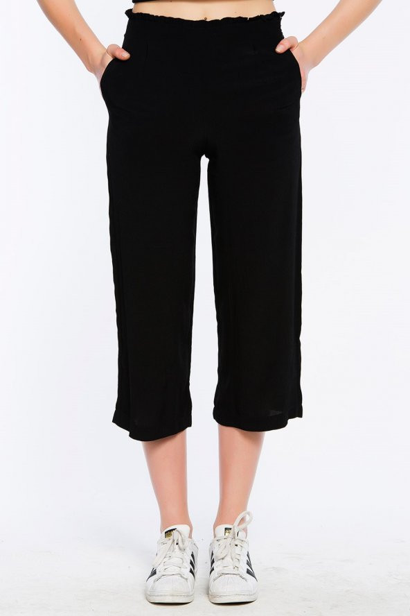 Sırakuza - Rahat Kesim Siyah Pantolon | 160033-1 - 3