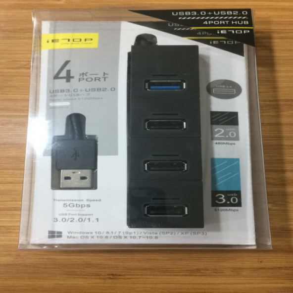 TAKY 4 PORT USB HUB USB3.0+USB2.0