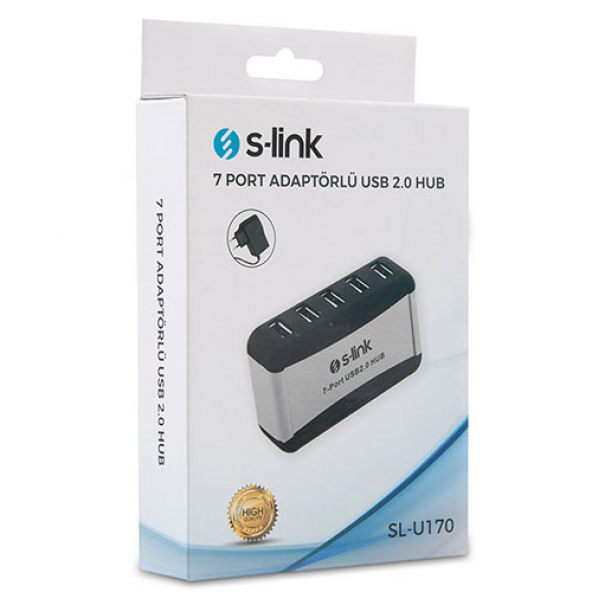 S-LINK SL-U170 7 PORT USB 2.0 ADAPTÖRLÜ HUB - 3