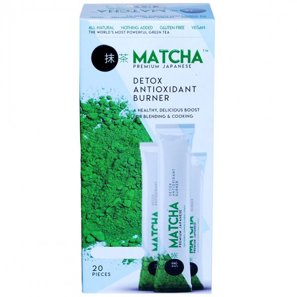 Matcha (Maça) Çayı Premium 20 Poşet - 5