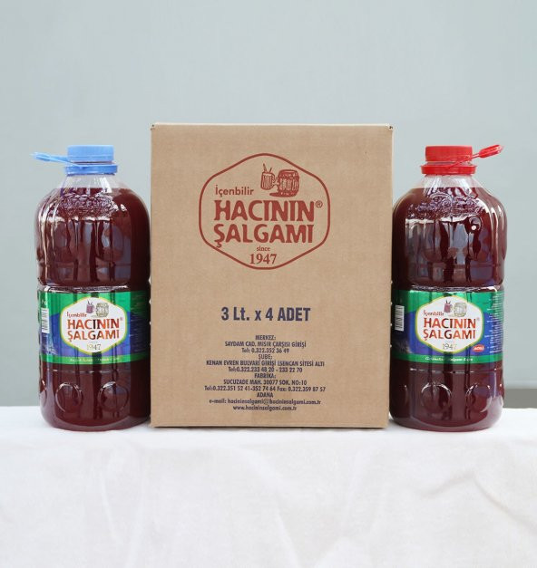 Şalgam Suyu 3 Lt. - Acılı Kolide (2 Adet)