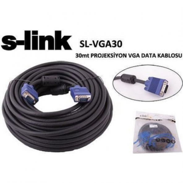 S-LINK SL-VGA30 30M  VGA KABLO