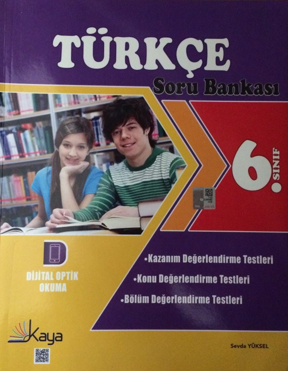 Kaya Yayınları 6. Sınıf Türkçe Soru Bankası - Yeni Müfredat
