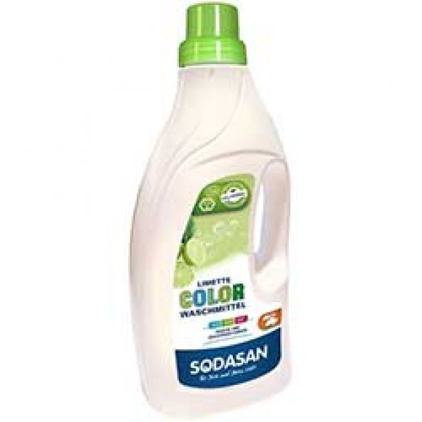 SODASAN Organik Çamaşır Yıkama Sıvısı (COLOR, Misket Limonlu) 1,5L