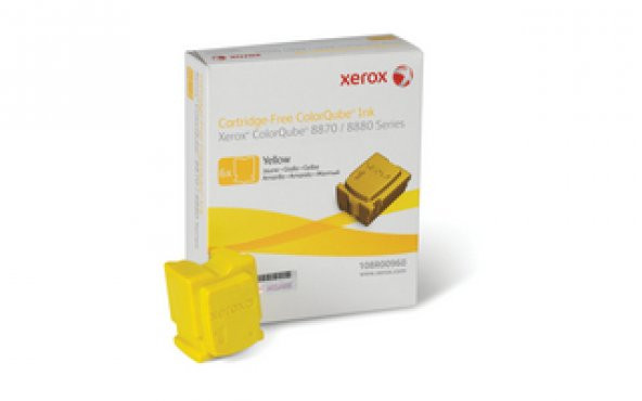 XEROX 108R00960 COLORQUBE 8870/8880 GENUINE XEROX SOLID INK YELLO