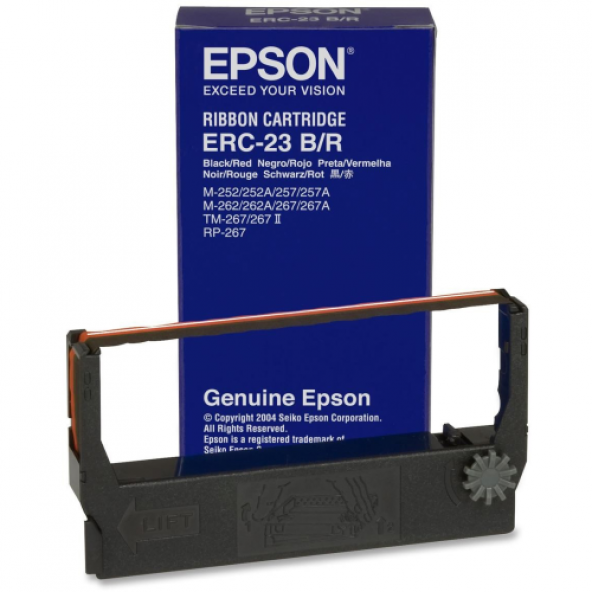 EPSON C43S015360 ERC-23B, BLACK RIBBON,M-260,M-260A,M-265