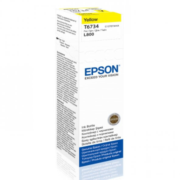 EPSON C13T67344A KARTUS-YELLOW-70ml/L800/L1800