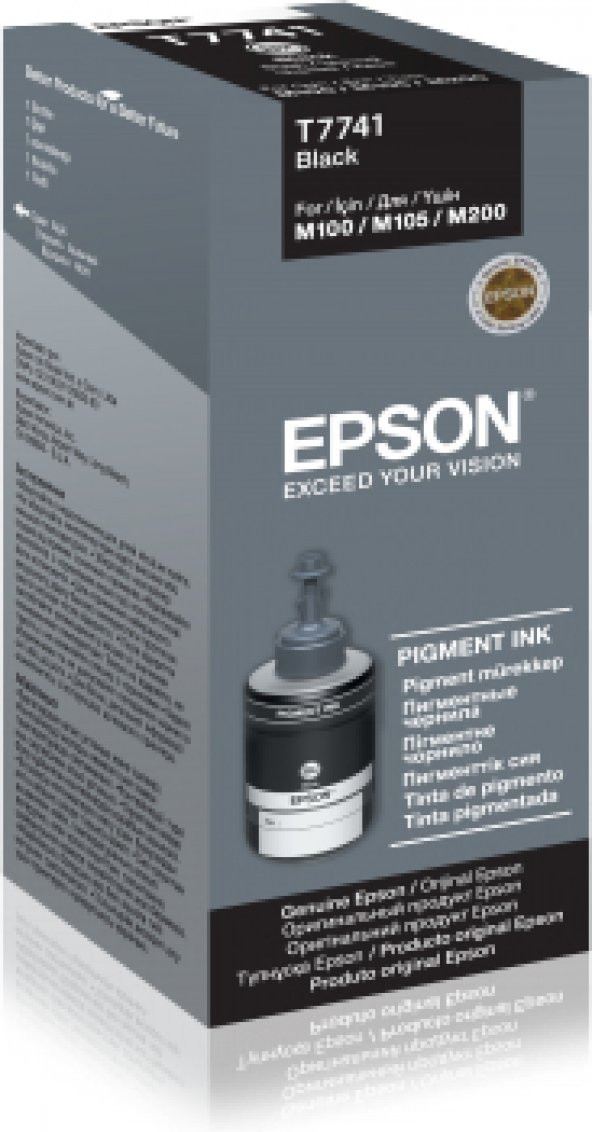 EPSON C13T77414A BLACK, PIGMENT-140ML-M105,M100,M200