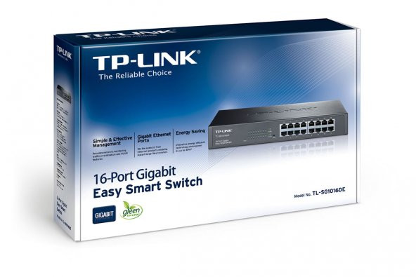 TP-LINK TL-SG1016DE 16 PORT GIGABIT EASY SMART SWITCH - 3