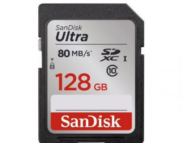 128 GB SANDISK SDSDUNC-128G-GN6IN 80/MB 128GB ULT SD C10