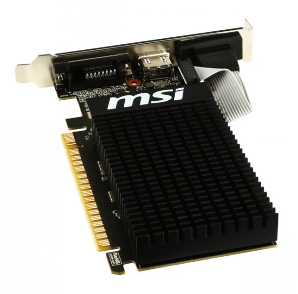 MSI VGA GT 710 2GD3H LP GT710 2GB DDR3 64B DX12 PCIE 3.0 X16 (1XV - 3