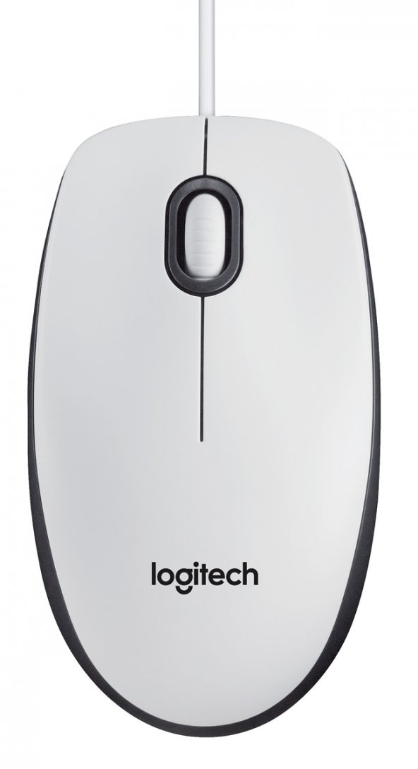 LOGITECH M100 WHITE USB MOUSE 910-005004