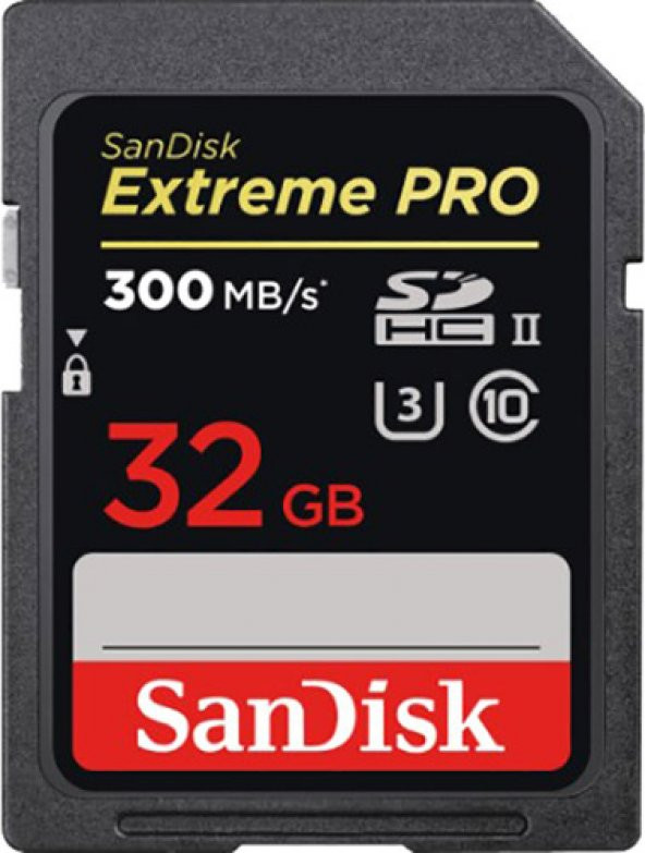 32 GB SANDISK SDSDXPK-032G-GN4IN Extreme Pro SDHC 300MB/s
