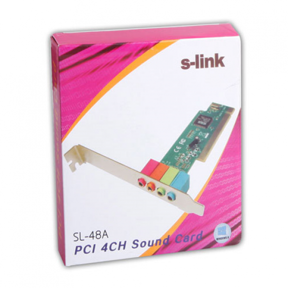 S-LINK SL-48A PCI 4 KANAL SES KARTI