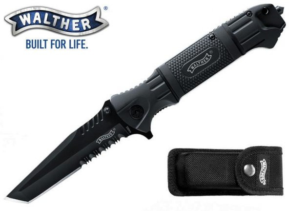 Walther Black Tac Tanto Bıçak Çakı Av Kamp Bıçağı Siyah