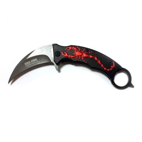 Cold Steel Siyah Karambit CS GO Bıçak Çakı Av Piknik Bıçağı - 4