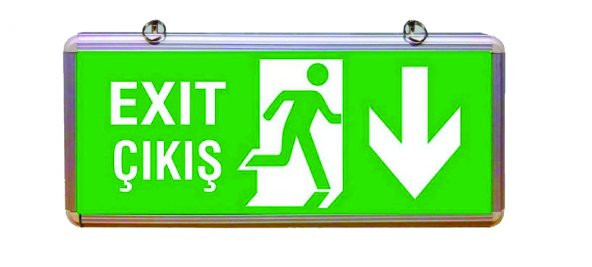 EXIT ÇIKIŞ LEVHASI ÇİFT YÖNLÜ - 3