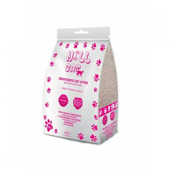 Millcat Diatomit Kedi Kumu 7 Lt(2 Paket) ve Bentonit Kedi Kumu 10 Lt - Fiyat ve Performans Garantisi - 4