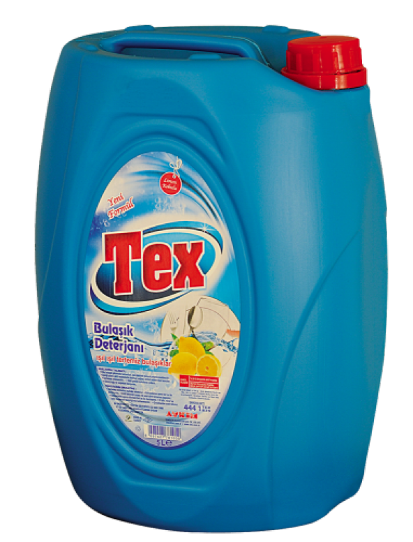 Tex Sıvı Bulaşık Deterjanı Limonlu Ekonomik 5 kg