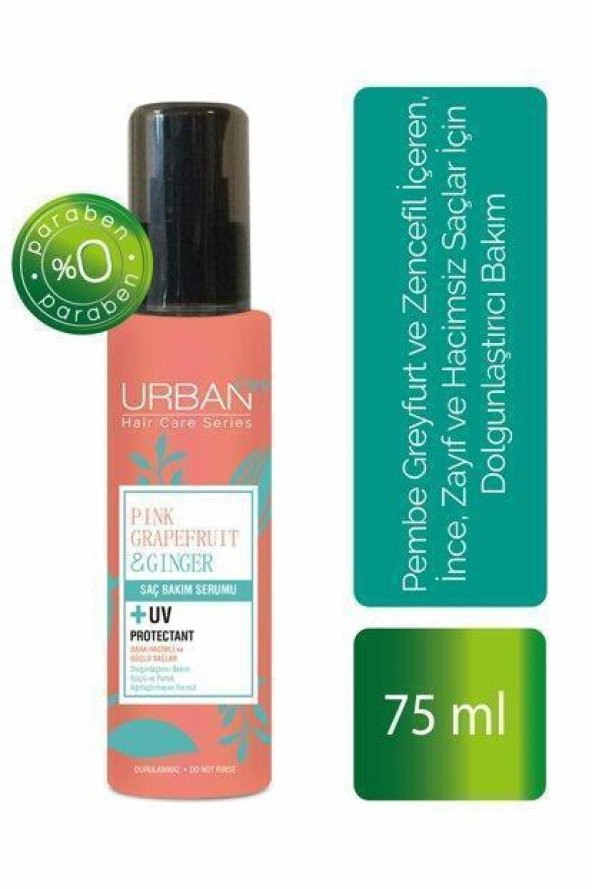 Urban Care Saç Bakım Serumu Pınk Graperfruıt & Gınger 100 Ml