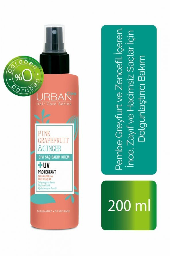 Urban Care Sıvı Saç Kremi Pınk Graperfruıt & Gınger 200 Ml