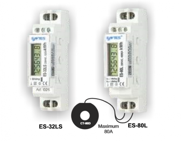 ES80 LS Tek Fazlı Haberleşmeli Enerji Sayacı