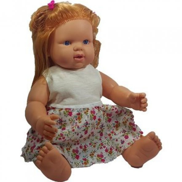 OYUNCAK BÜYÜK BOY KONUŞAN ET BEBEK ELBİSELİ TÜRKÇE SESLİ 60 CM - 5