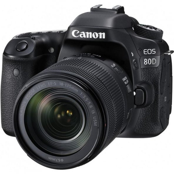 Canon EOS 80D 18-135mm IS STM Nano Lensli Fotoğraf Makinesi