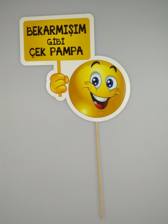 KONUŞMA BALONU BEKARMIŞIM GİBİ ÇEK PAMPA