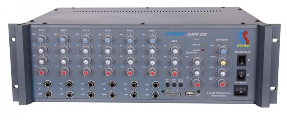 Startech Cooper C6 300 Watt USB Cami Anfisi YENİ KASA KULAKLIK ÇIKIŞLI - 2