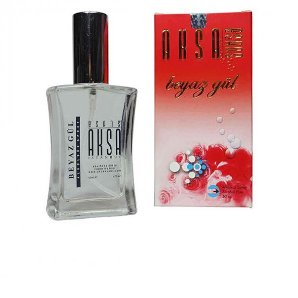 Beyaz Gül Parfüm 50 cc - Aksa Esans ürün görseli 1