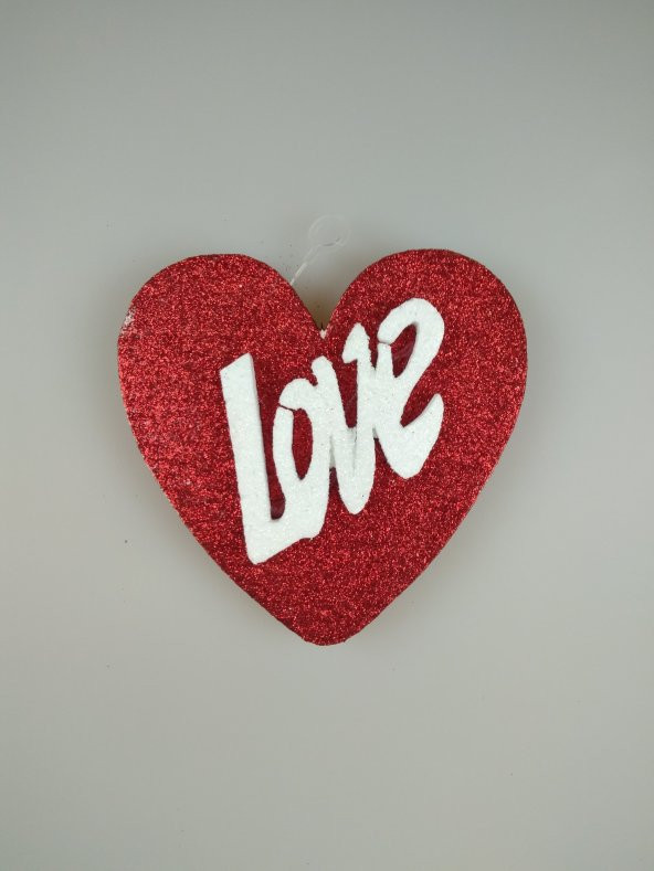 STRAFOR KALP KIRMIZI LOVE 13CM X 13CM - 2