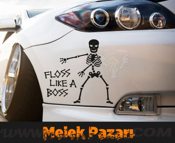 Floss Like A Boss Araba Sticker
