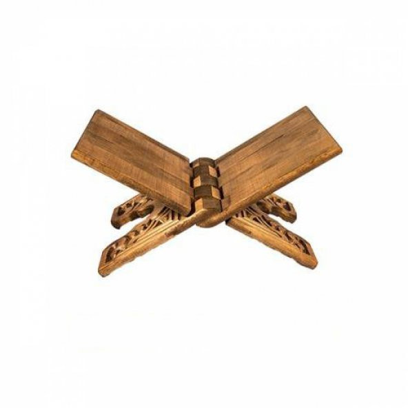 Ahşap Rahle Oymalı Rahle - Mini - 35cm - 2