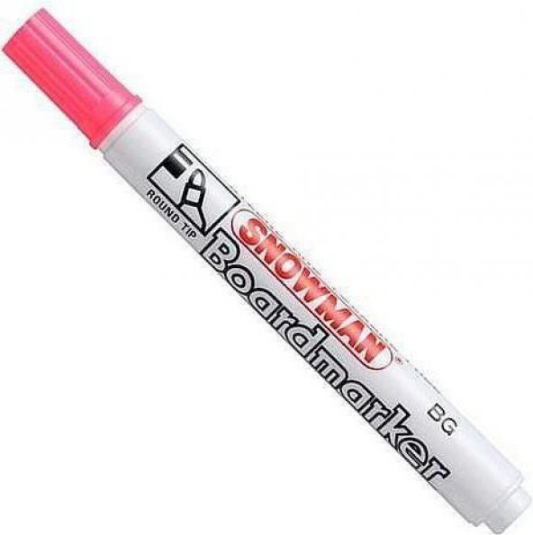 SNOWMAN TAHTA KALEMI PEMBE TEKLI ürün görseli 1