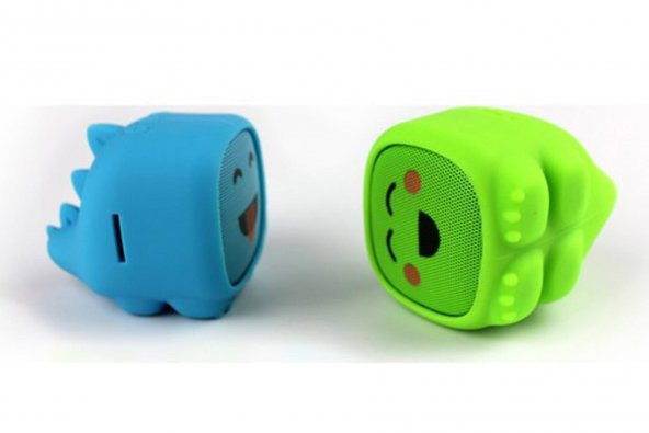 Dino Mavi Bluetooth Kablosuz Hoparlör - Şakacı - 2