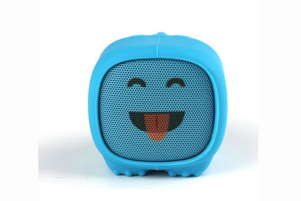 Dino Mavi Bluetooth Kablosuz Hoparlör - Şakacı