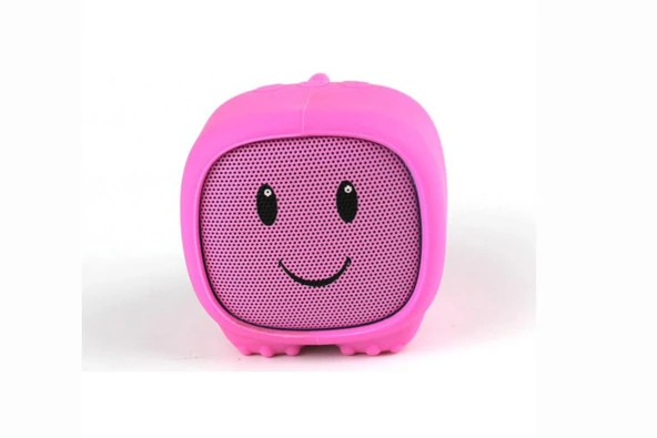 Dino Pembe Bluetooth Kablosuz Hoparlör - Mutlu