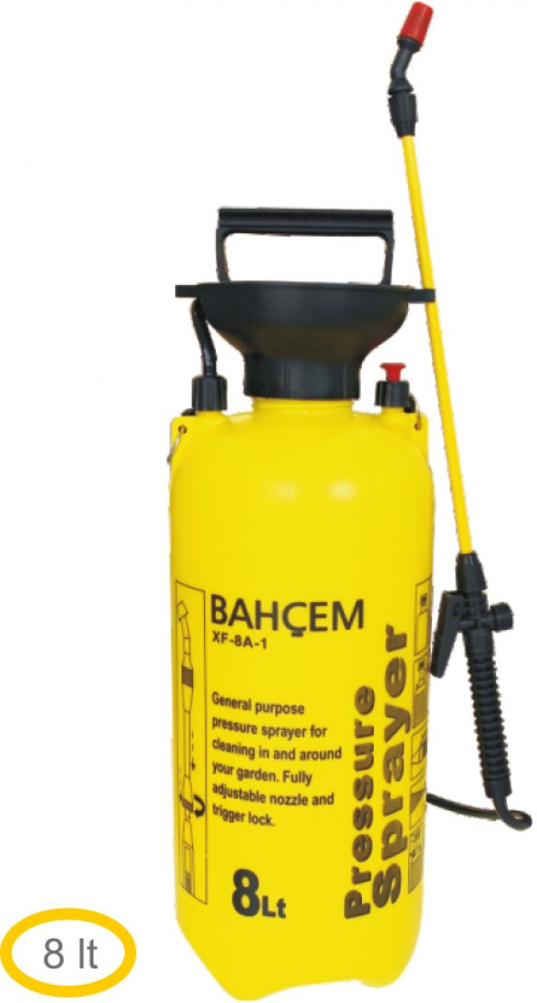 Bahçem İlaçlama pompası 8 litre