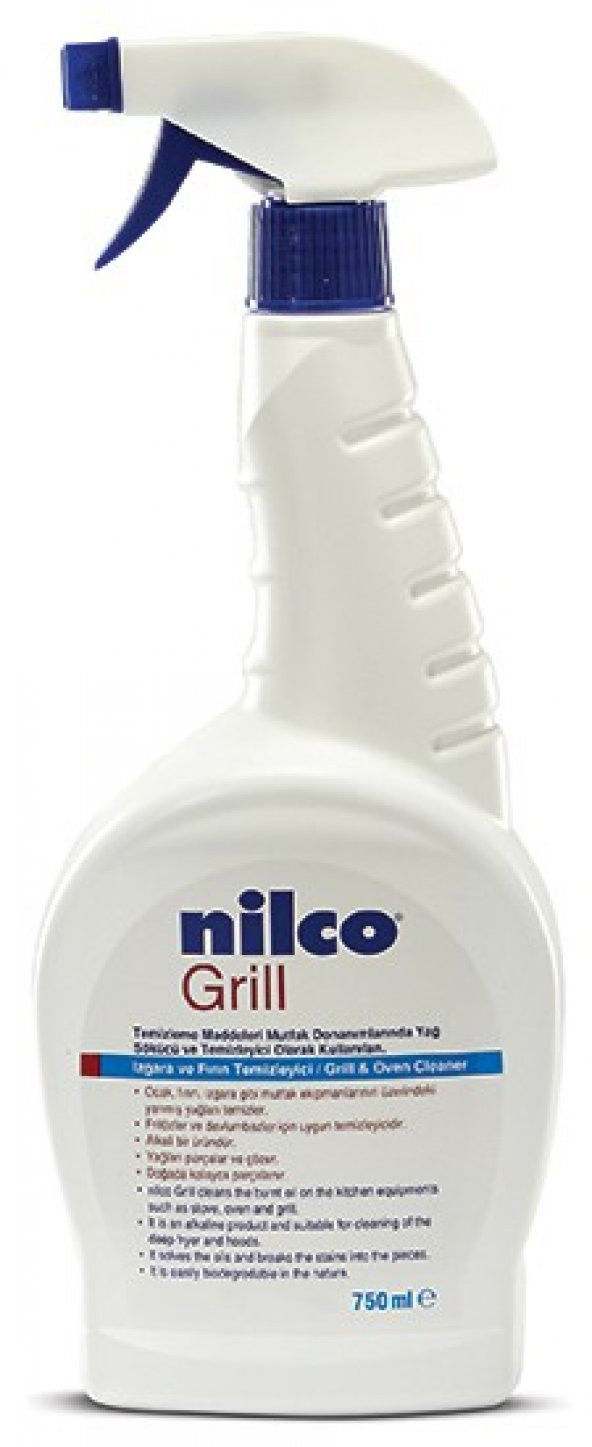 Yanmış Yağ Izgara ve Fırın Temizleyici Nilco Grill 5 Lt / NİLCO